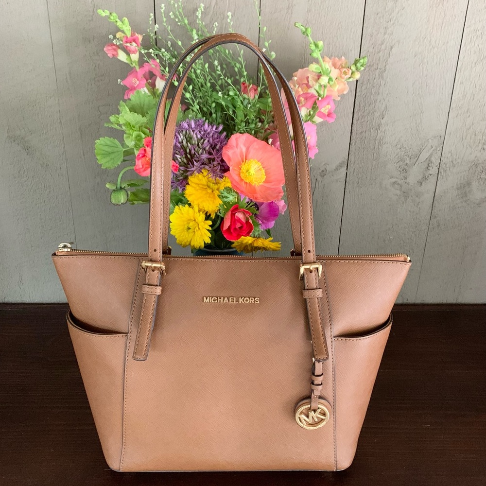 Michael Kors Brown Leather Tote